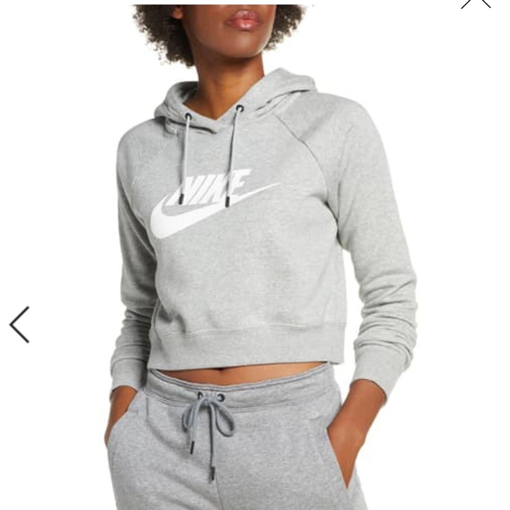 NIKE crop hoodie
